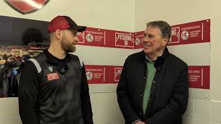 Matlock Town post match interview with the Reds manager Danny Grainger [upl. by Niattirb]