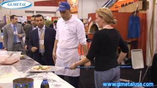 2009 testing of perforated aluminum pizza peels [upl. by Buschi]