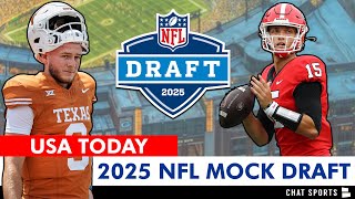 WILD 2025 NFL Mock Draft From USA Today 1st Round Projections Ft Quinn Ewers amp Carson Beck [upl. by Nimad]