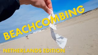 Beachcombing the Netherlands  Pick up trash [upl. by Idaf]