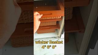 Wicker Basket in kitchenmodular house basketkichensortfeedshortvideowickerbasketvideo2024wod [upl. by Hardy393]