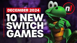 10 Exciting New Games Coming to Nintendo Switch  December 2024 [upl. by Sybley292]