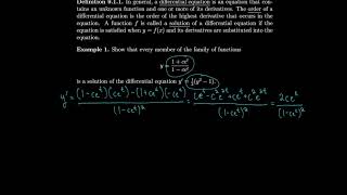 Calculus 91 Modeling with Differential Equations [upl. by Pavla]