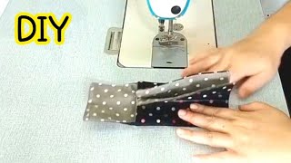 2 Sewing Ideas Easy Diy Card Holder Sewing Tutorial diybyrutchanoo How to sew a card holder [upl. by Cassady]