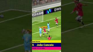 Cancelo Goal ⚽ football efootball goal [upl. by Dolorita]