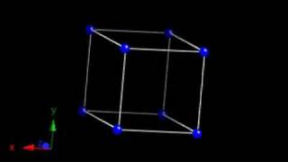 Crystallography TetragonalP lattice One of the 14 Bravais lattices [upl. by Doro]