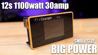 Small size BIG power 12s 1100watt 30amp battery charger x12 from iCharger [upl. by Onilecram]