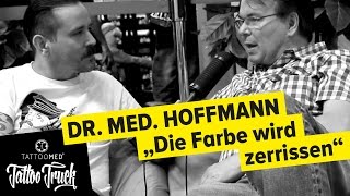 Interview mit DR MED KLAUS HOFFMANN  Tattoo Convention Dortmund TATTOO TRUCK  TattooMed [upl. by Cressy750]