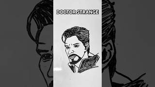 HOW TO DRAW DOCTOR STRANGE BENEDICT CUMBERBATCH DRAWING  trending shorts short avengers art [upl. by Eseret]