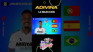 ADIVINA LA SELECCIÓN DEL JUGADOR 4 shorts shortyoutube futbol [upl. by Akilam829]