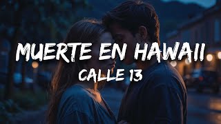 Calle 13  Muerte En Hawaii Letra  Lyrics [upl. by Hinman]