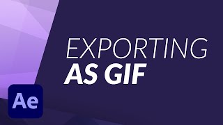 Exporting a GIF made in After Effects using Photoshop [upl. by Cordier290]