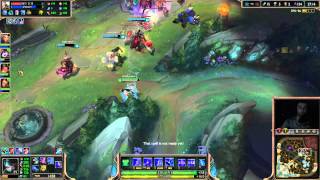 LoL Season 5 Placement Game 7  Akali Mid  League Of Legends [upl. by Odraboel]