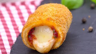 Mozzarella Sticks mit Tomaten Füllung  ein Gedicht von einem Fingerfood Rezept [upl. by Germana346]