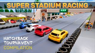 Super Stadium Racing Hatchback Tournament Compilation [upl. by Akinas]