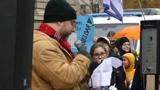 Grünen Brief Demo Berlin November 2024 gegen Kürzungen Kindern Jugendlichen und Familien unkürzbar [upl. by Evanne]