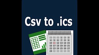 Csv To ics [upl. by Shantee]