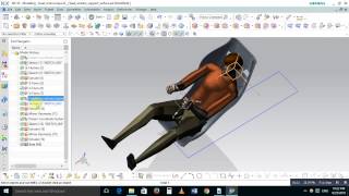 Siemens Nx formula car seat CAD design in NX 10 siemens part 2 [upl. by Costa]