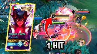 CARA DYRROTH COUNTER HAYABUSA  BROKEN DAMAGE  MOBILE LEGENDS [upl. by Narcis596]