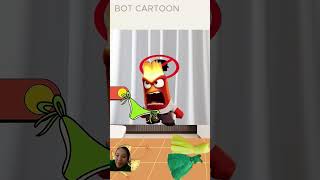 Anger pitiable Inside Out 2 🛁🚿😃 games funny insideout2 shorts animation [upl. by Soutor]