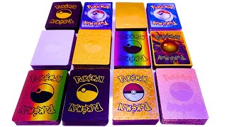 WEIRD VARIETIES COLLECTIONS OF POKEMON CARDS  WHOLE RANGE OF POKEMON CARDS SETS pokemon pokémon [upl. by Eilojne939]