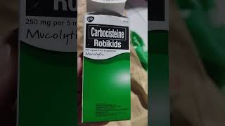 Robikids Carbocisteine for my baby cough [upl. by Atnahsal53]