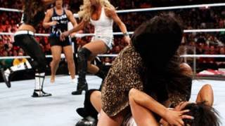 WWE Superstars Trish Stratus vs Vickie Guerrero on Raw [upl. by Prissy462]