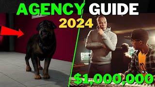 GTA ONLINE AGENCY GUIDE EXPLAINING HOW TO USE IT 2024 [upl. by Mercuri]