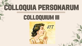 Lingua Latina Per Se Illustrata  Colloquia Personarum  Colloquium III [upl. by Ycam]