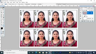 Passport Size Photo editing Photoshop 70 Tamil [upl. by Valora]