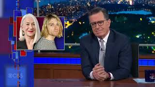 Stephen Colbert on Weird Helen Mirrens Kurt Cobain Quote [upl. by Temirf711]