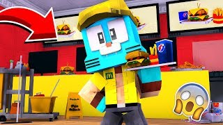 GUMBALL TRAVAILLE AU MACDO SUR MINECRAFT  🍟 [upl. by Annavoj]