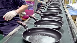 COMO se HACEN los SARTENES ANTIADHERENTES de TEFLÓN🍳 Como se HACE el TEFLÓN para SARTENES ALUMINIO [upl. by Kcirrek712]