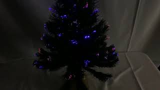 Fiber Optic Color Changing Christmas Tree [upl. by Pallaten]