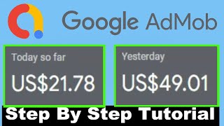 I Made 2178 Today in 3 steps with AdMob A StepbyStep Guide for App Developers  AdMob Tutorial [upl. by Mannos726]