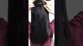 A quick way to install hair quickinstallation clipinhairextensions [upl. by Anawad]