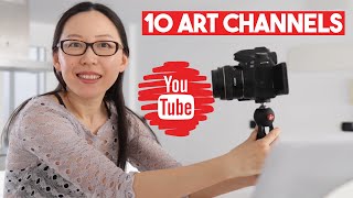 10 Small Art Channels on YouTube  Artist YouTuber 310K [upl. by Esinev]