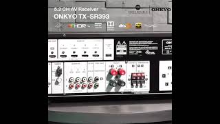 Onkyo TXSR393 Short [upl. by Bez645]