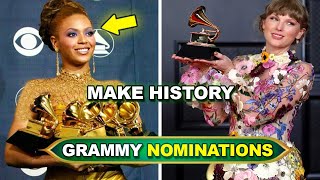 quotBeyoncé amp Taylor Swift Make HISTORY with 2025 Grammy Nominationsquot Grammy Nominations 2025 [upl. by Valdas]