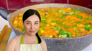 Красная чечевица с запечёнными овощами Вкусный и полезный обед Рецепт от Алёны Краснодар [upl. by Collete]