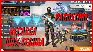 FREE FIRE  COMO RECARGAR DIAMANTES POR PAGOSTORE EN EFECTIVO  💎💎💎 [upl. by Gibbie]