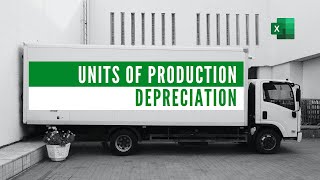 Units of Production Depreciation Method in Excel [upl. by Ver832]