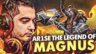 Dota 2 Legendary Magnus Moments By Ar1se Crazy Come Back  Rage Smash Moment [upl. by Nillad]