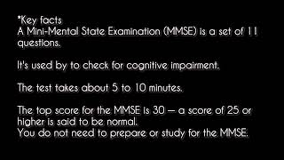 MMSE key [upl. by Mcleroy]