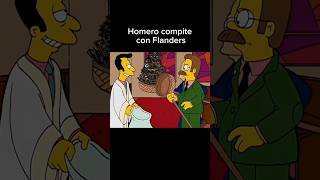 HOMERO VS FLANDERS thesimpsons lossimpson homersimpson shorts shortsfeed shortsviral [upl. by Stephania]