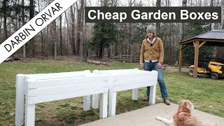 How To Make the Most Cheap amp Efficient Garden Boxes Raised Planters [upl. by Bum]