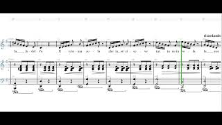 Vaccai LAugelleto in lacci stretto Piano accompaniment [upl. by Llerrehc]