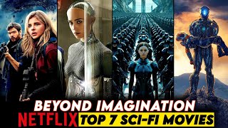 Top 7 Great SciFi Movies With Unique Concept in Hindi  Best Science Fiction Movies on Netflix [upl. by Ainatit]