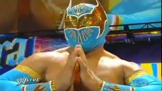 WWE RAW 040411 Sin Cara Debut En Español Latinompg [upl. by Lybis]