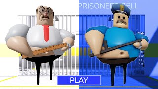 Teacher vs Police BARRYS PRISON RUN GREAT SCHOOL BREAKOUT Obby New Update Roblox All Bosses roblox [upl. by Zebaj]